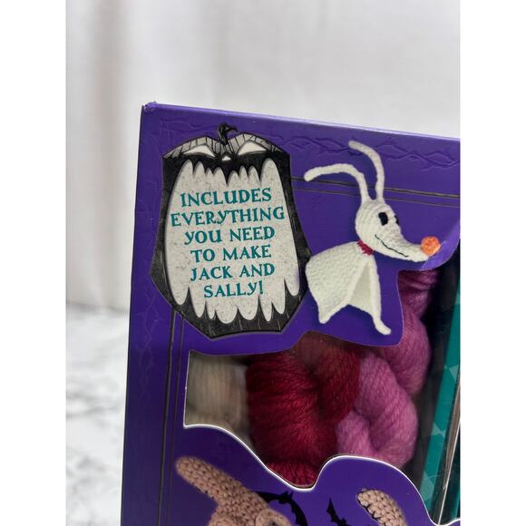 Disney Tim Burtons The Nightmare Before Christmas Crochet Kit Jack Sally Booklet - Picture 6 of 10